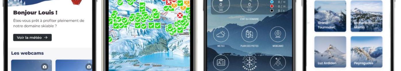 les applications officielles des stations de ski